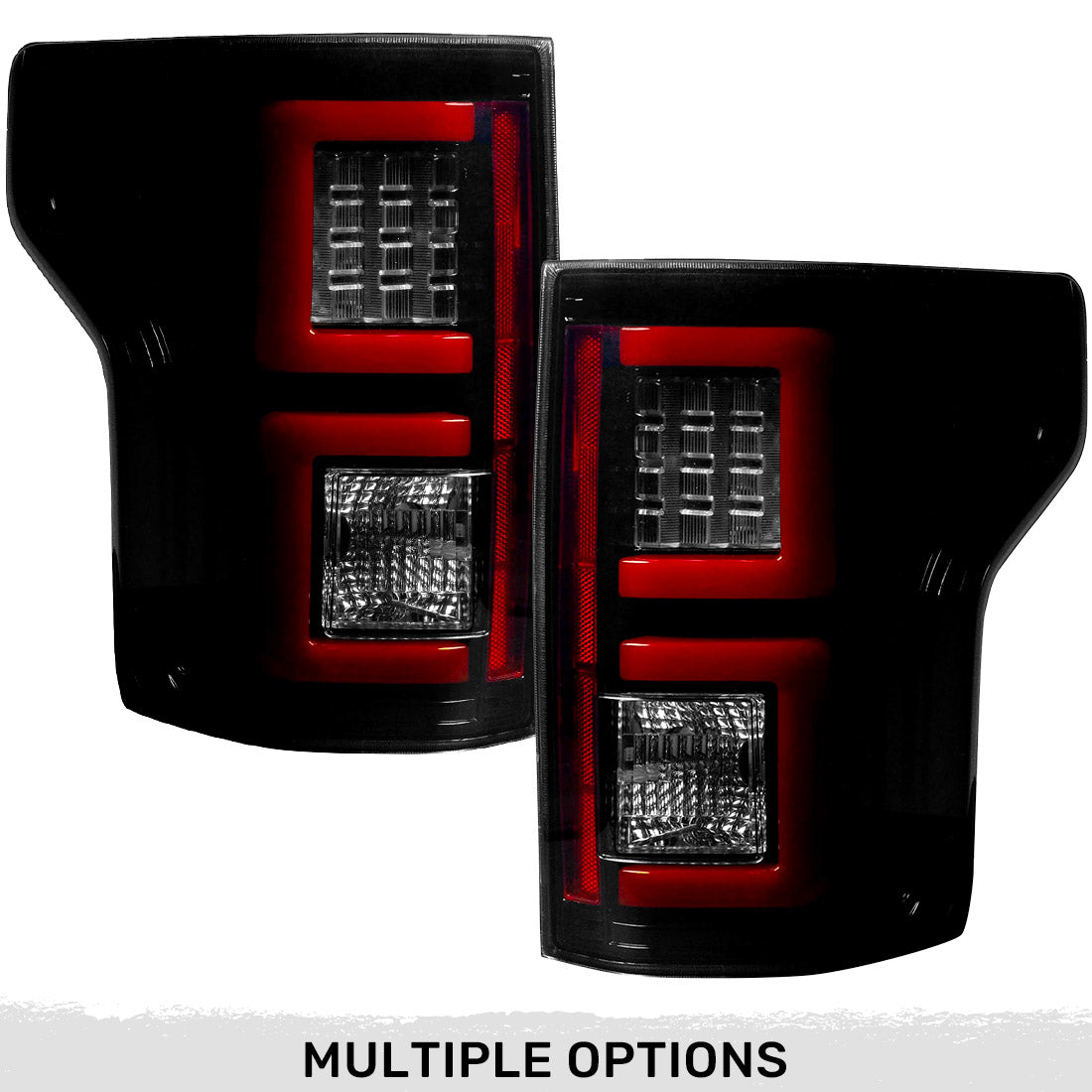 Ford F150 15-17 Ultra Bright LED Tail Lights (Replaces Factory/OEM Halogen Only) - Multiple Lens