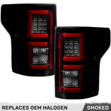Ford F150 15-17 Ultra Bright LED Tail Lights (Replaces Factory/OEM Halogen Only) - Multiple Lens