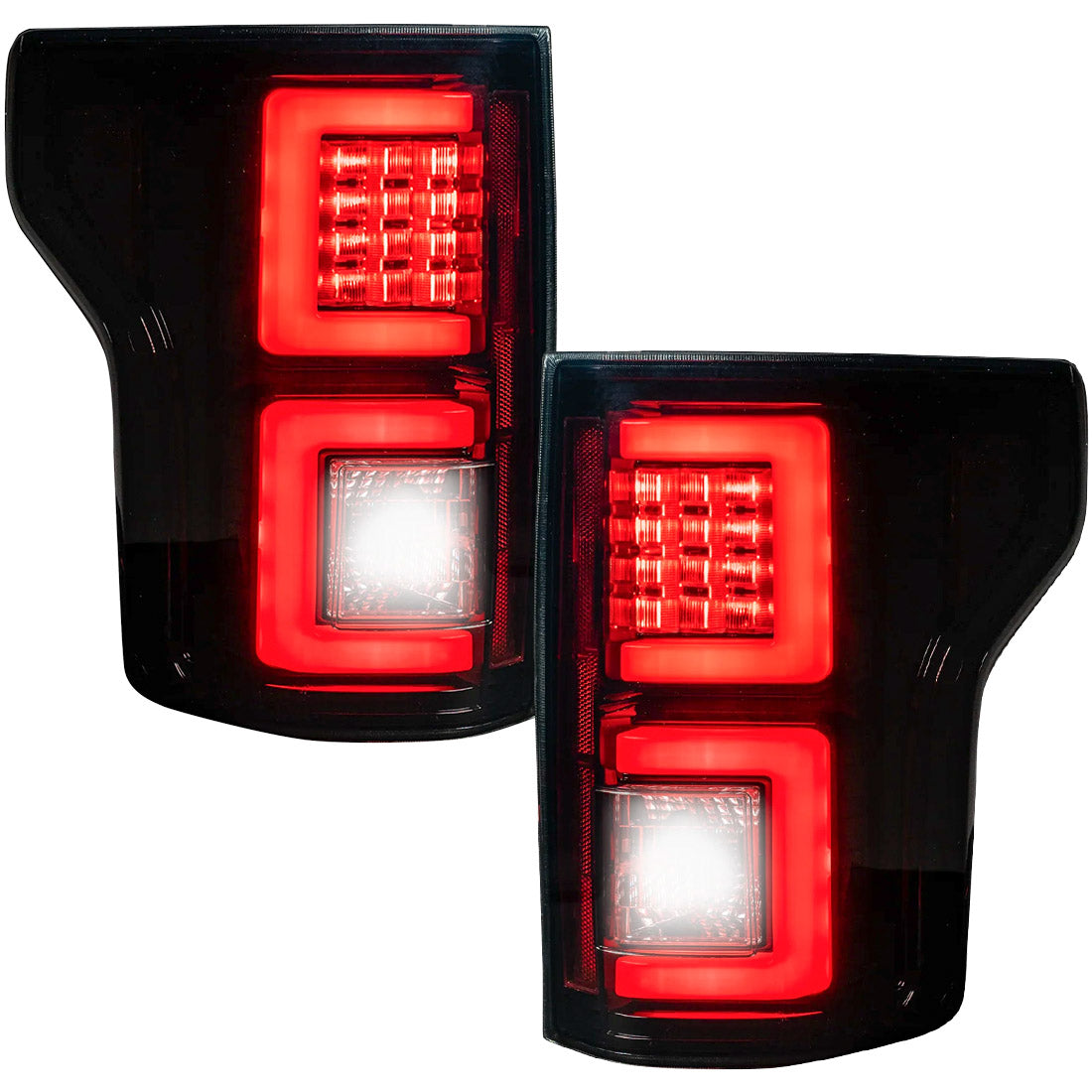 Ford F150 15-17 Ultra Bright LED Tail Lights (Replaces Factory/OEM Halogen Only) - Multiple Lens