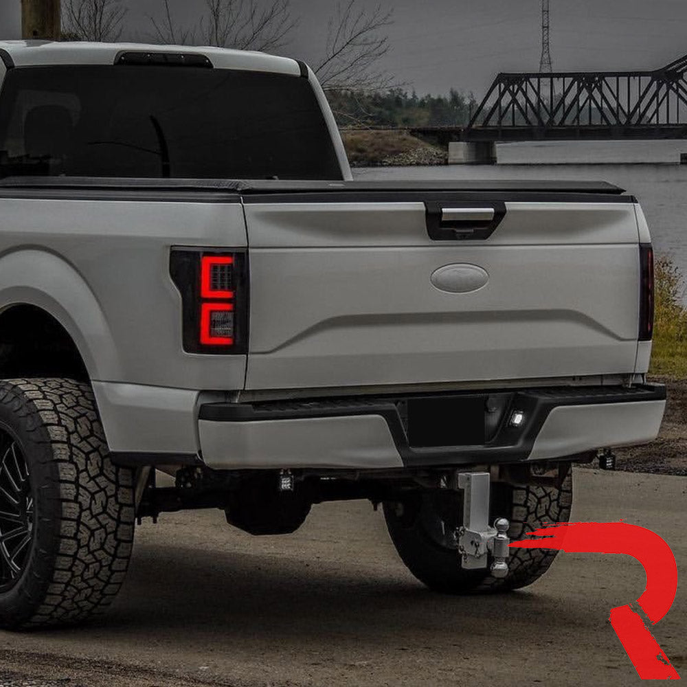 Ford F150 15-17 Ultra Bright LED Tail Lights (Replaces Factory/OEM Halogen Only) - Multiple Lens