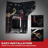 Ford F-150 SVT Raptor 17-20 Ultra Bright OLED Tail Lights (Replaces Factory/OEM LED with BLIS) - Multiple Lens