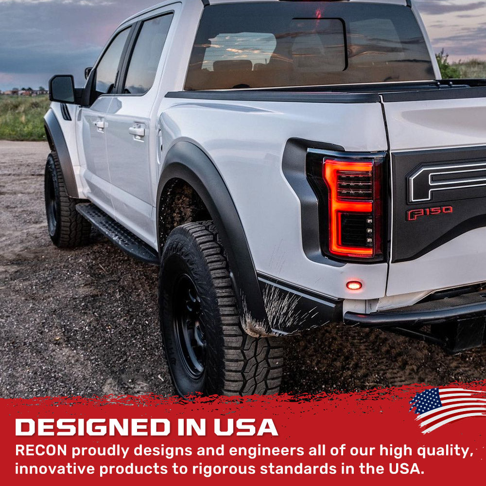 Ford F-150 SVT Raptor 17-20 Ultra Bright OLED Tail Lights (Replaces Factory/OEM LED with BLIS) - Multiple Lens