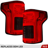 Ford F-150 SVT Raptor 17-20 Ultra Bright OLED Tail Lights (Replaces Factory/OEM LED with BLIS) - Multiple Lens