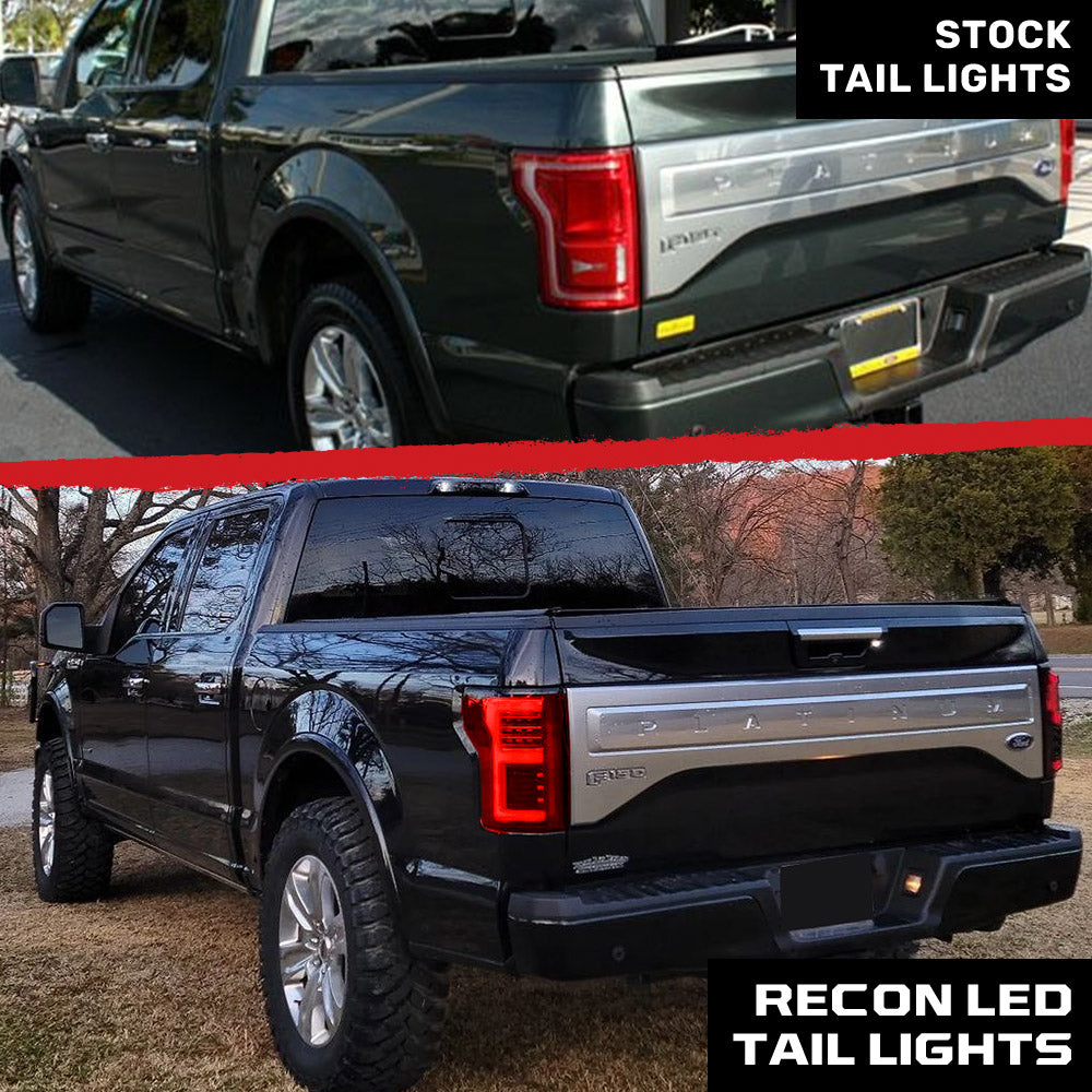 Ford F-150 SVT Raptor 17-20 Ultra Bright OLED Tail Lights (Replaces Factory/OEM LED with BLIS) - Multiple Lens