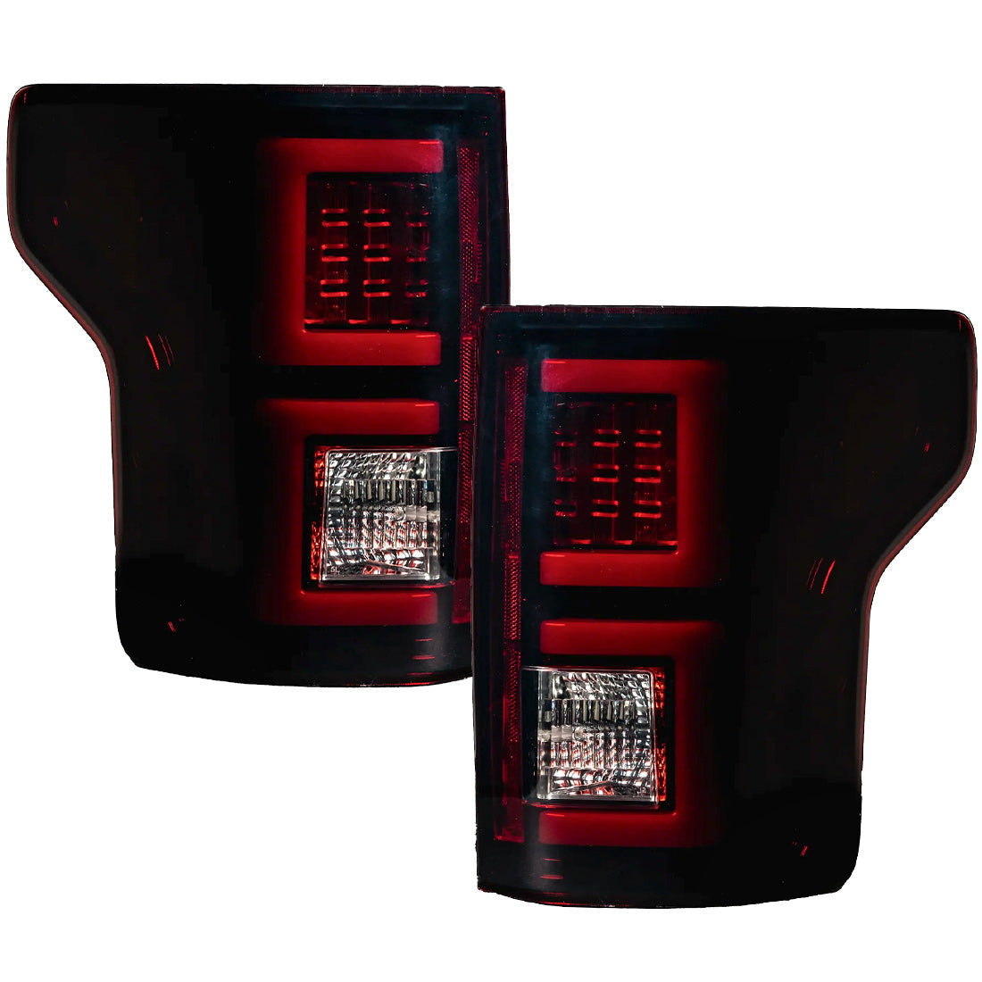 Ford F150 15-17 Ultra Bright LED Tail Lights (Replaces Factory/OEM Halogen Only) - Multiple Lens
