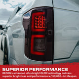 Ford F150 15-17 Ultra Bright LED Tail Lights (Replaces Factory/OEM Halogen Only) - Multiple Lens