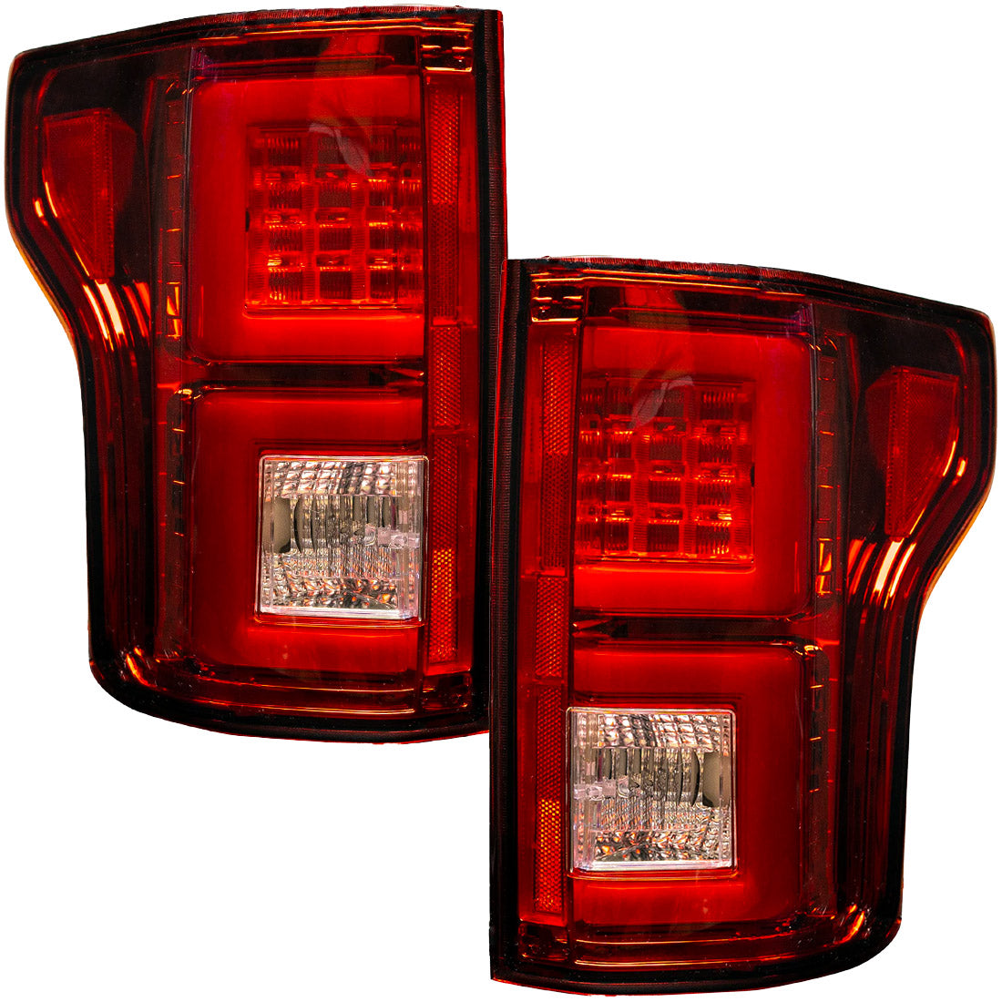 Ford F150 15-17 Ultra Bright LED Tail Lights (Replaces Factory/OEM Halogen Only) - Multiple Lens