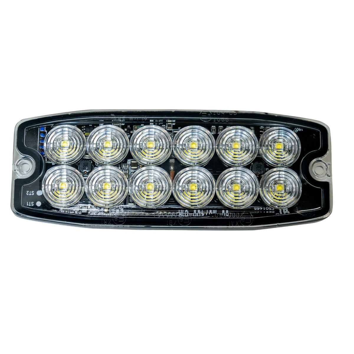 Universal 12-LED 30 Function 5.25" Ultra-Thin 0.25" Emergency Flashing Strobe Light - Multiple Colors