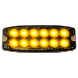 Universal 12-LED 30 Function 5.25" Ultra-Thin 0.25" Emergency Flashing Strobe Light - Multiple Colors