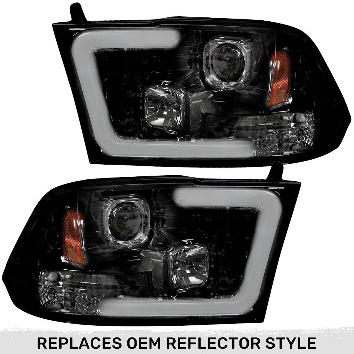 Dodge RAM 2500/3500 10-18 Projector Headlights OLED Halos & DRL - Multiple Styles RECON Dodge RAM 2500/3500 10-18 Projector Headlights OLED Halos & DRL - Multiple Styles Dodge RAM 2500/3500 10-18 Projector Headlights OLED Halos & DRL - Multiple Styles Dodge RAM 2500/3500 10-18 Projector Headlights OLED Halos & DRL - Multiple Styles Dodge RAM 2500/3500 10-18 Projector Headlights OLED Halos & DRL - Multiple Styles