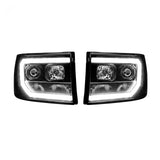 GMC Sierra 07-13 Projector Headlights OLED Halos & DRL - Multiple Styles