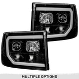GMC Sierra 07-13 Projector Headlights OLED Halos & DRL - Multiple Styles