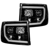 GMC Sierra 07-13 Projector Headlights OLED Halos & DRL - Multiple Styles