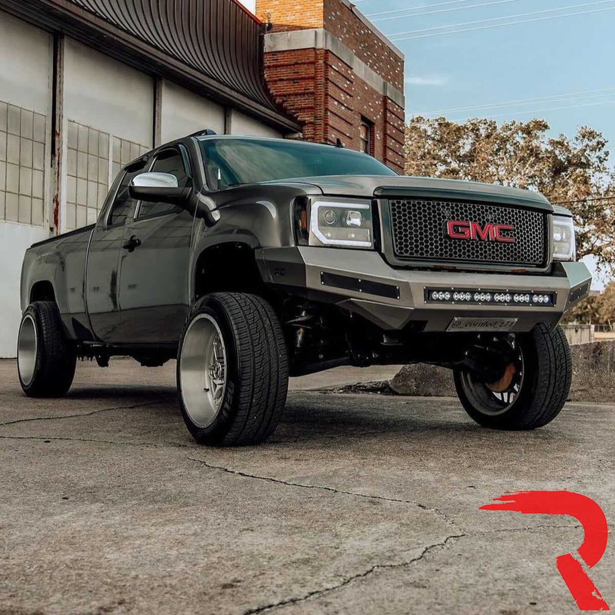 GMC Sierra 07-13 Projector Headlights OLED Halos & DRL - Multiple Styles