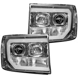 GMC Sierra 07-13 Projector Headlights OLED Halos & DRL - Multiple Styles