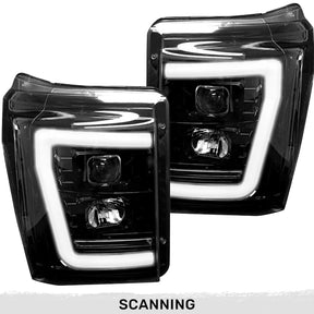 Ford Super Duty 11-16 Projector Headlights OLED DRL LED Scanning Turn Signals - Smoked/Black RECON Ford Super Duty 11-16 Projector Headlights OLED DRL LED Scanning Turn Signals - Smoked/Black Ford Super Duty 11-16 Projector Headlights OLED DRL LED Scanning Turn Signals - Smoked/Black Ford Super Duty 11-16 Projector Headlights OLED DRL LED Scanning Turn Signals - Smoked/Black Ford Super Duty 11-16 Projector Headlights OLED DRL LED Scanning Turn Signals - Smoked/Black