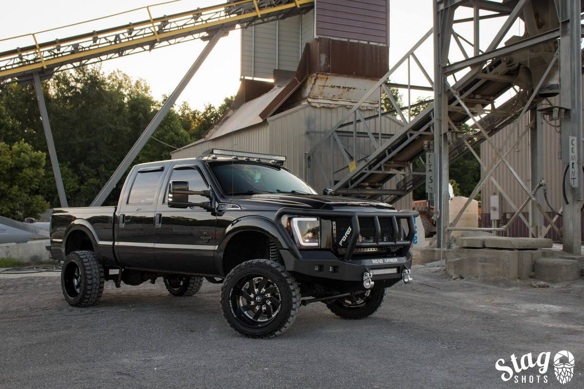 Ford Super Duty 11-16 Projector Headlights OLED Halos, DRL - Multiple Styles