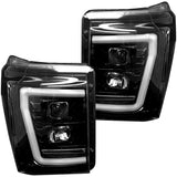 Ford Super Duty 11-16 Projector Headlights OLED Halos, DRL - Multiple Styles