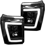 Ford Super Duty 11-16 Projector Headlights OLED Halos, DRL - Multiple Styles