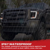 Ford Super Duty 11-16 Projector Headlights OLED Halos, DRL - Multiple Styles