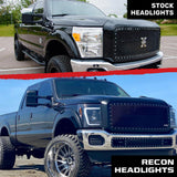 Ford Super Duty 11-16 Projector Headlights OLED Halos, DRL - Multiple Styles