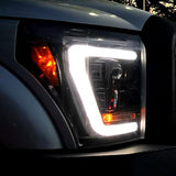 Ford Super Duty 11-16 Projector Headlights OLED Halos, DRL - Multiple Styles