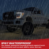 Ford Super Duty 11-16 Projector Headlights OLED Halos, DRL - Multiple Styles