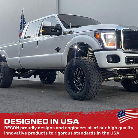 Ford Super Duty 11-16 Projector Headlights OLED Halos, DRL - Multiple Styles