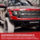 Ford F150 & Raptor 13-14 Projector Headlights Ultra High Power White LED DRL w/ Amber Turn Signals - Multiple Styles