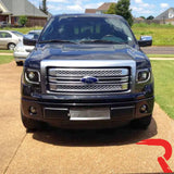 Ford F150 & Raptor 13-14 Projector Headlights Ultra High Power White LED DRL w/ Amber Turn Signals - Multiple Styles