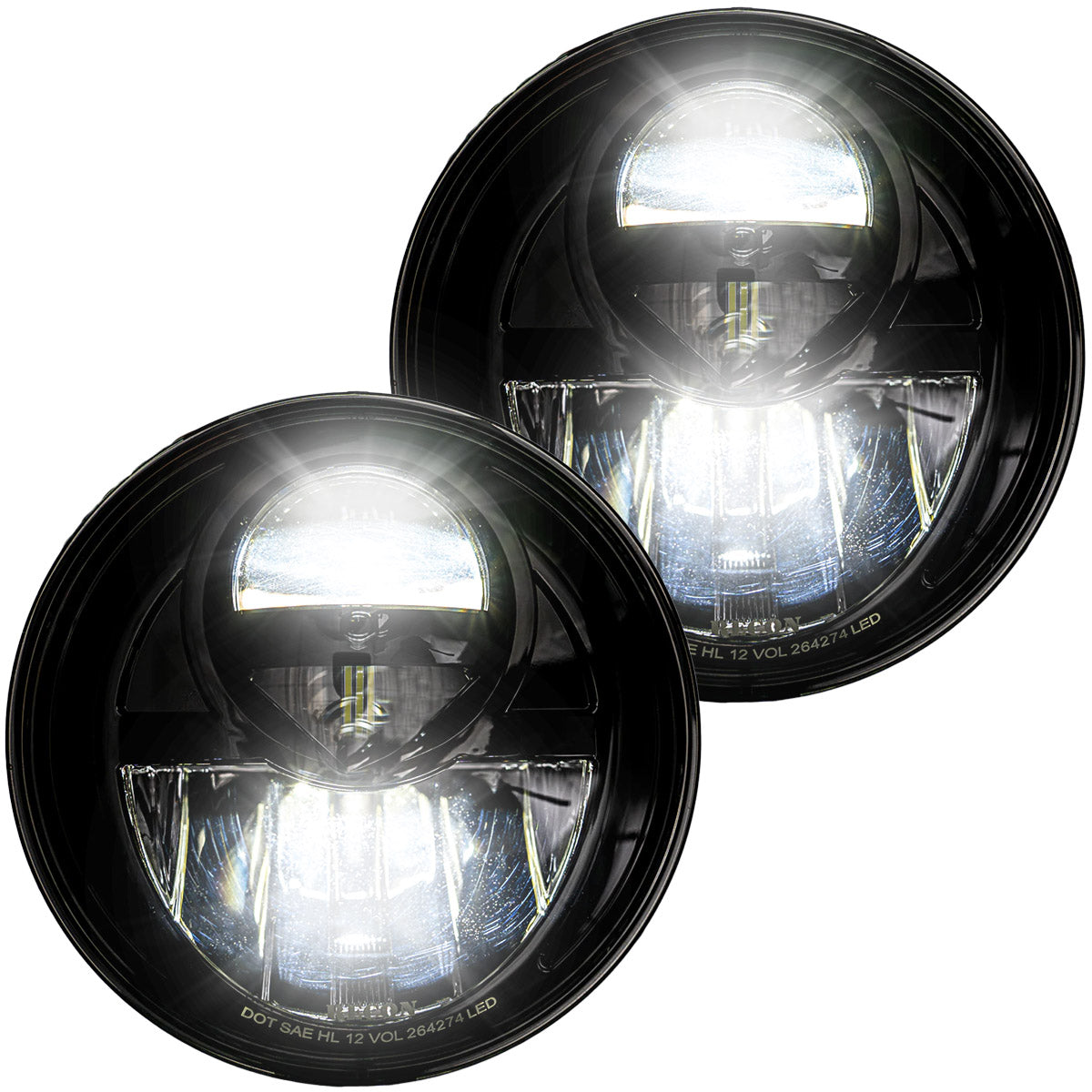 Jeep JK Wrangler 07-18 CREE LED Projector Headlights - Multiple Styles