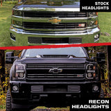 Chevy 14-15 Silverado 1500 Projector Headlights OLED Halos, DRL - Multiple Styles