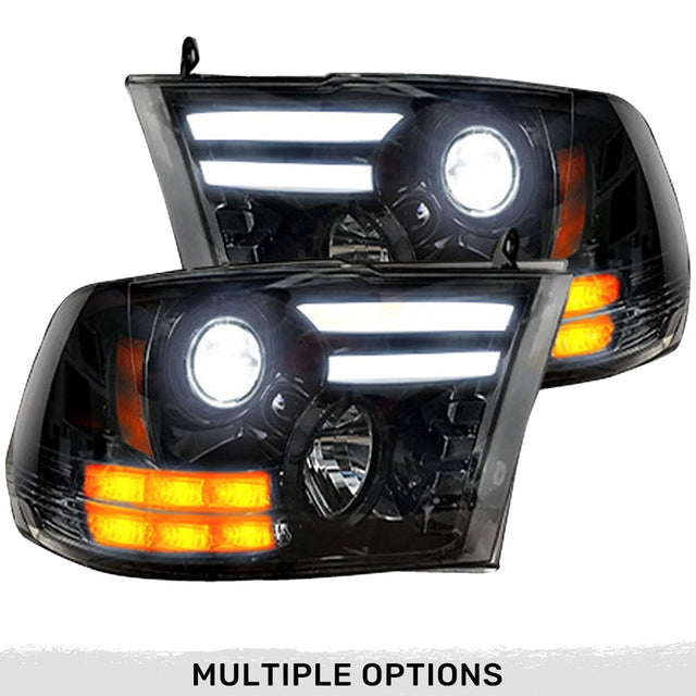 Dodge RAM 2500/3500 15-18 Projector Headlights OLED DRL & LED Signals - Multiple Styles RECON Dodge RAM 2500/3500 15-18 Projector Headlights OLED DRL & LED Signals - Multiple Styles Dodge RAM 2500/3500 15-18 Projector Headlights OLED DRL & LED Signals - Multiple Styles Dodge RAM 2500/3500 15-18 Projector Headlights OLED DRL & LED Signals - Multiple Styles Dodge RAM 2500/3500 15-18 Projector Headlights OLED DRL & LED Signals - Multiple Styles