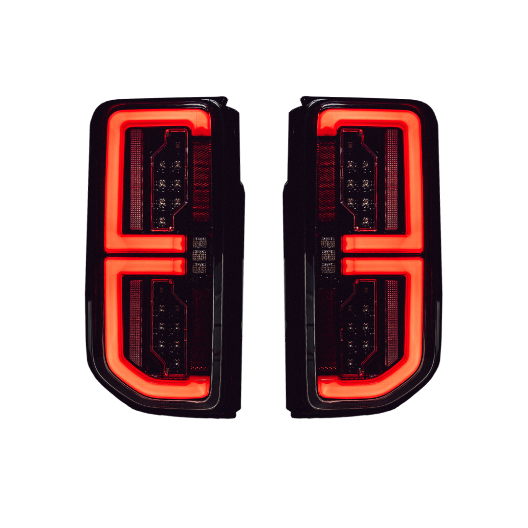Ford 21-26 Bronco Tail Lights High-Powered OLED Bar Style Running & LED Brake Lights, Includes OLED Startup Sequence - Multiple Options