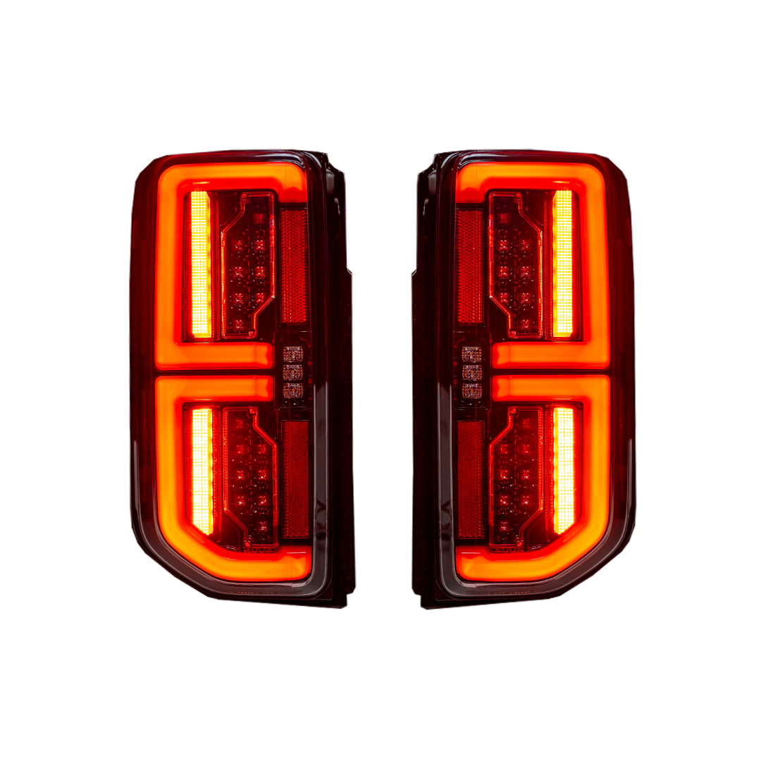 Ford 21-26 Bronco Tail Lights High-Powered OLED Bar Style Running & LED Brake Lights, Includes OLED Startup Sequence - Multiple Options