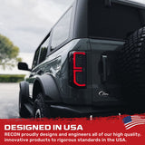 Ford 21-26 Bronco Tail Lights High-Powered OLED Bar Style Running & LED Brake Lights, Includes OLED Startup Sequence - Multiple Options