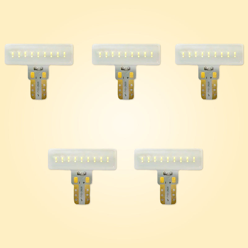 Ford Super Duty 99-16 3-Watt Cab Light Bulbs LED in White or Amber - 5 Piece Kit