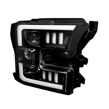Ford F150 15-17 Projector Headlights Ultra High Power Smooth White OLED DRL (Replaces OEM Halogen Headlights) - Multiple Styles