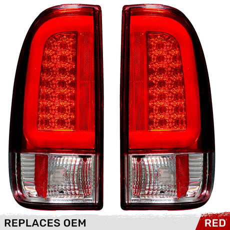 Ford F150 97-03 Straight Side OLED Tail Lights - Multiple Options
