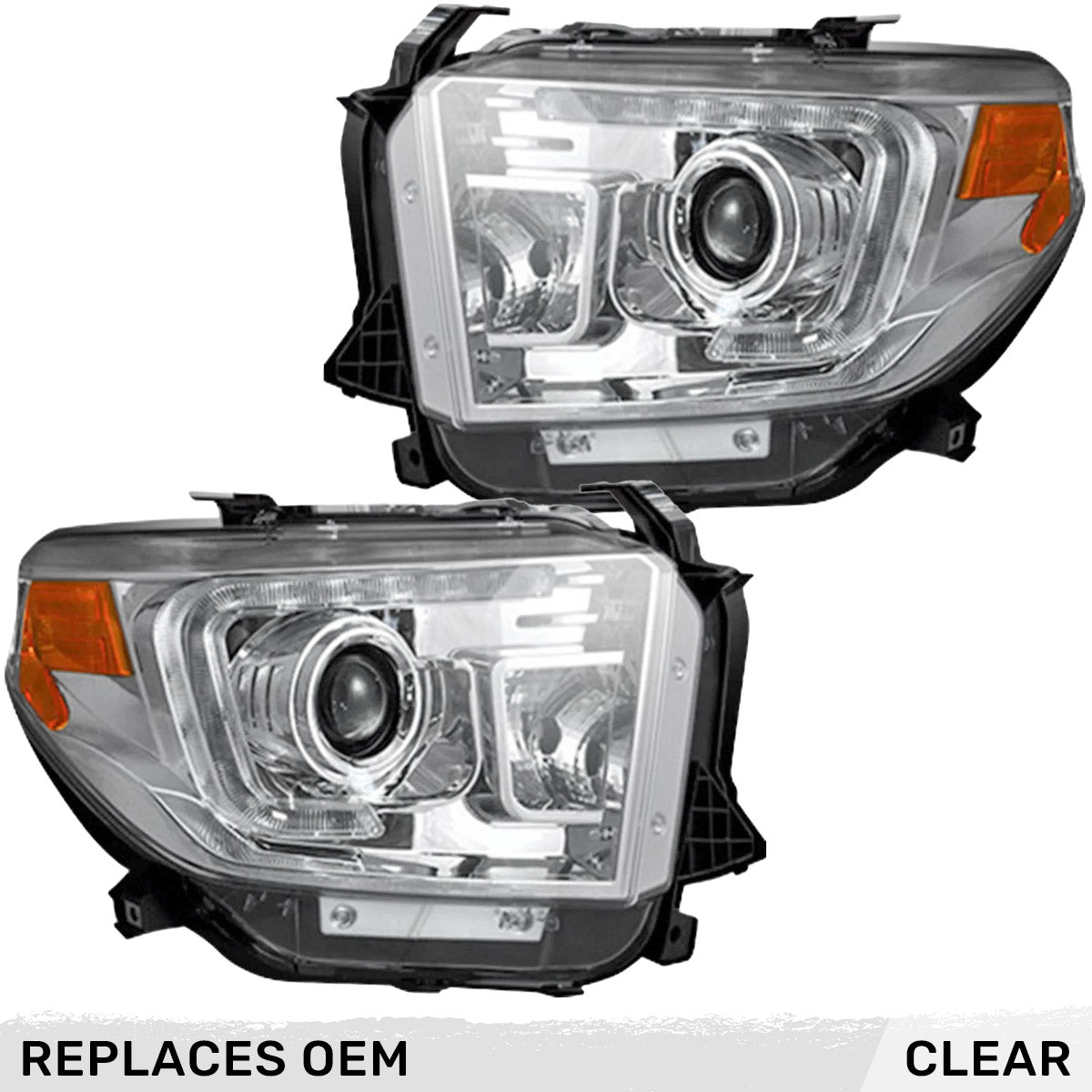 Toyota Tundra 14-21 Projector Headlights OLED DRL - Multiple Styles