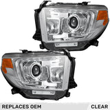 Toyota Tundra 14-21 Projector Headlights OLED DRL - Multiple Styles