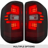 Chevy Silverado 1500 16-18 (Replaces Factory/OEM LED Tail Lights Only) OLED Tail Lights in Multiple Lens