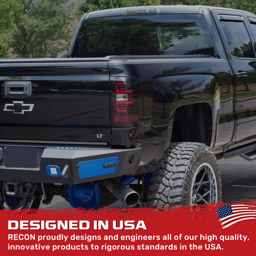 Chevy Silverado 1500 16-18 (Replaces Factory/OEM LED Tail Lights Only) OLED Tail Lights in Multiple Lens