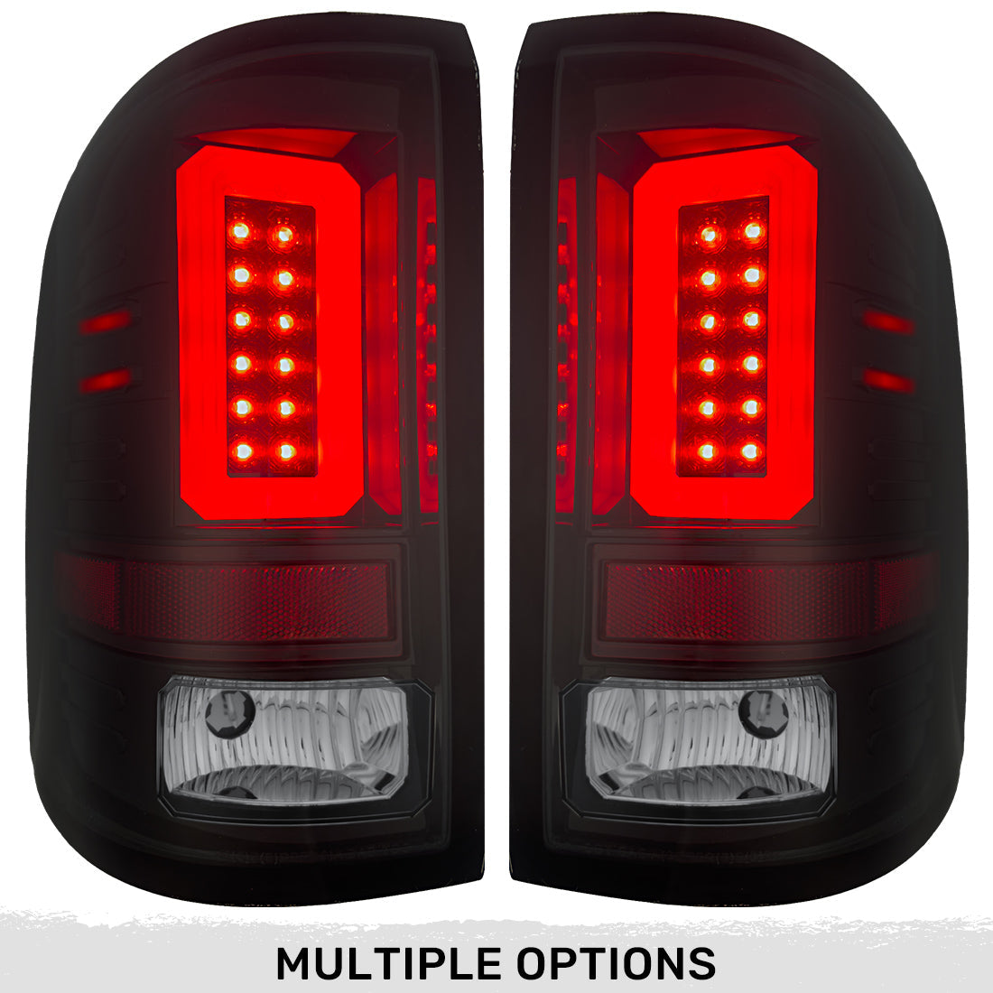 GMC Sierra 1500 16-18 (Replaces Factory LED Style Only) Tail Lights OLED in Multiple Lens