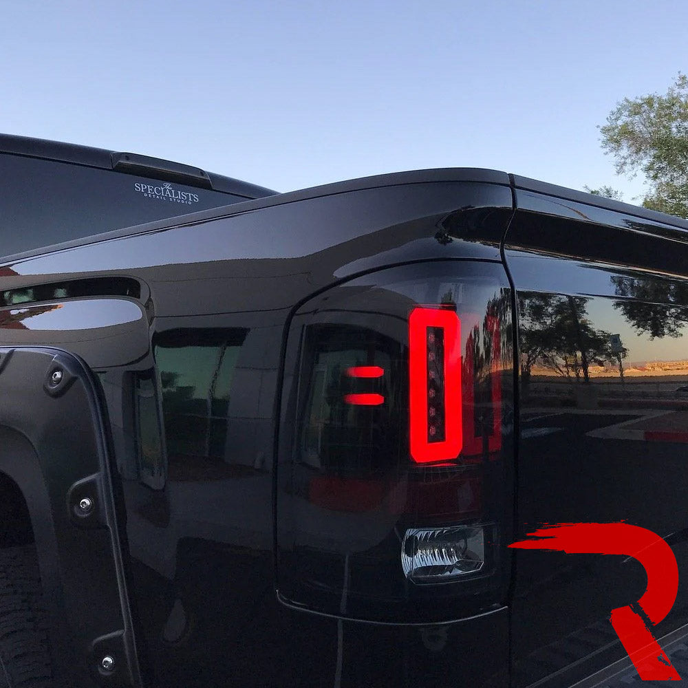 GMC Sierra 2500/3500 16-19 (Fits Single Wheel & Replaces Factory LED Style Only) Tail Lights OLED in Multiple Lens