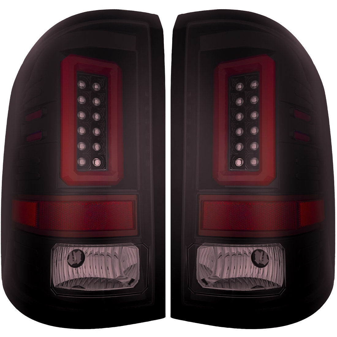 GMC Sierra 1500 16-18 (Replaces Factory LED Style Only) Tail Lights OLED in Multiple Lens