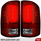 GMC Sierra 1500 16-18 (Replaces Factory LED Style Only) Tail Lights OLED in Multiple Lens