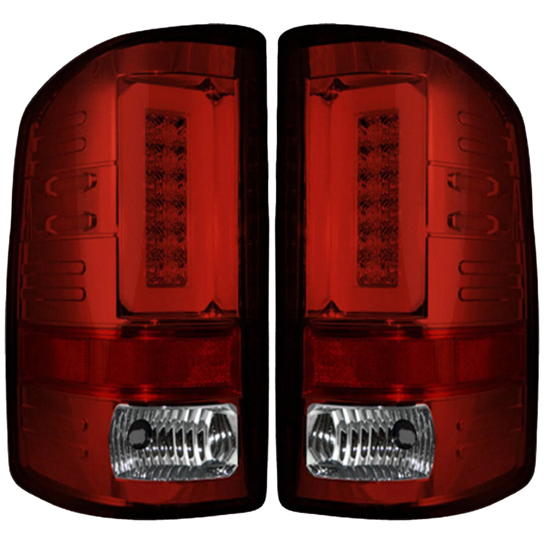 GMC Sierra 1500 16-18 (Replaces Factory LED Style Only) Tail Lights OLED in Multiple Lens