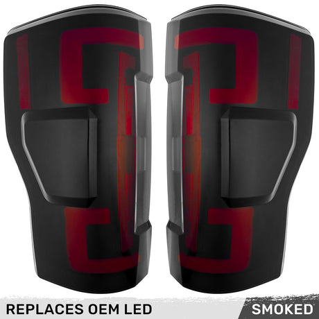Ford Super Duty 17-19 Ultra Bright OLED Tail Lights (Replaces Factory/OEM LED) - Multiple Lens