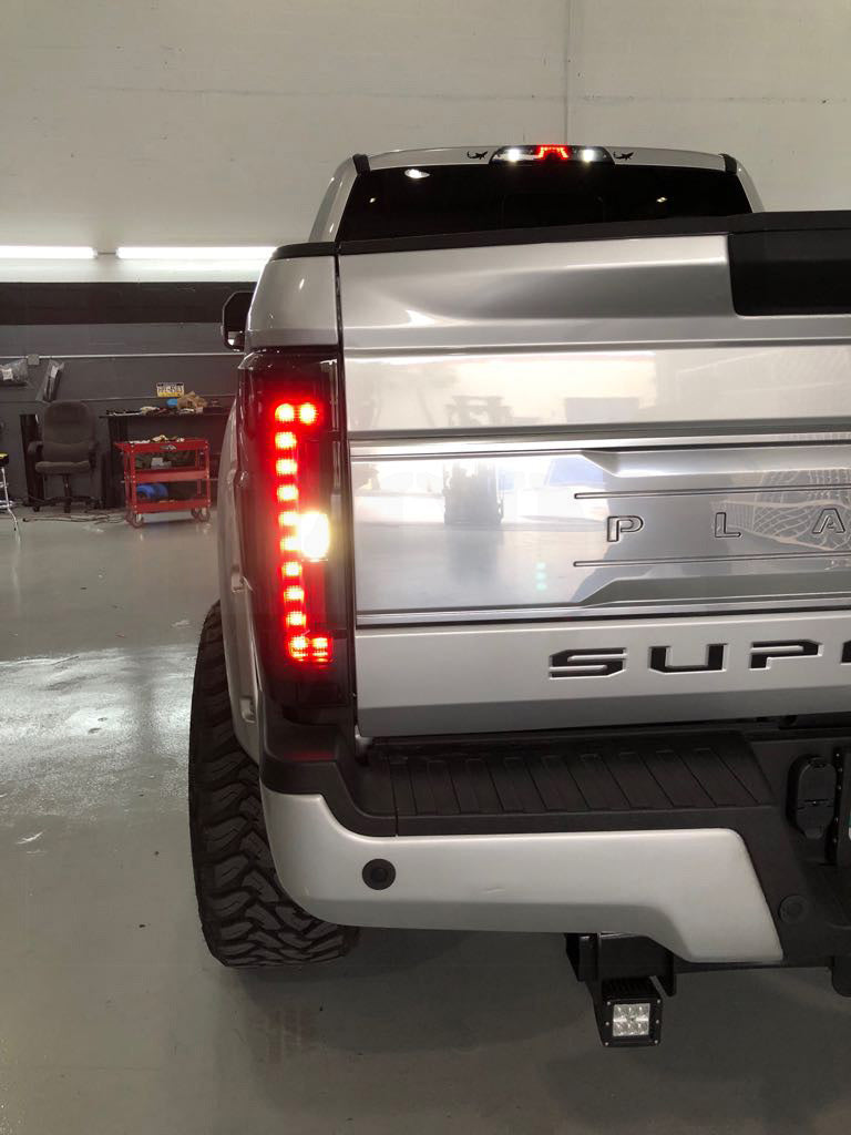 Ford Super Duty 17-19 Ultra Bright OLED Tail Lights (Replaces Factory/OEM LED) - Multiple Lens